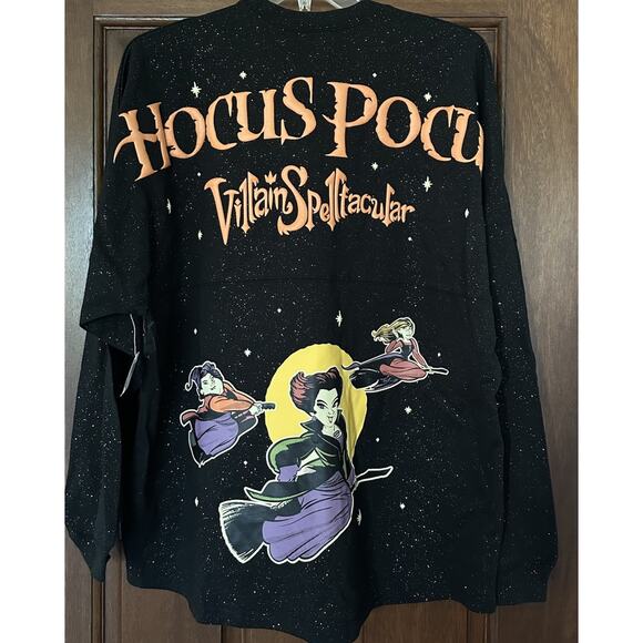 Disney Hocus Pocus Villain Spectacular Halloween Adult Spirit Jersey XL - BNWT - Picture 1 of 5